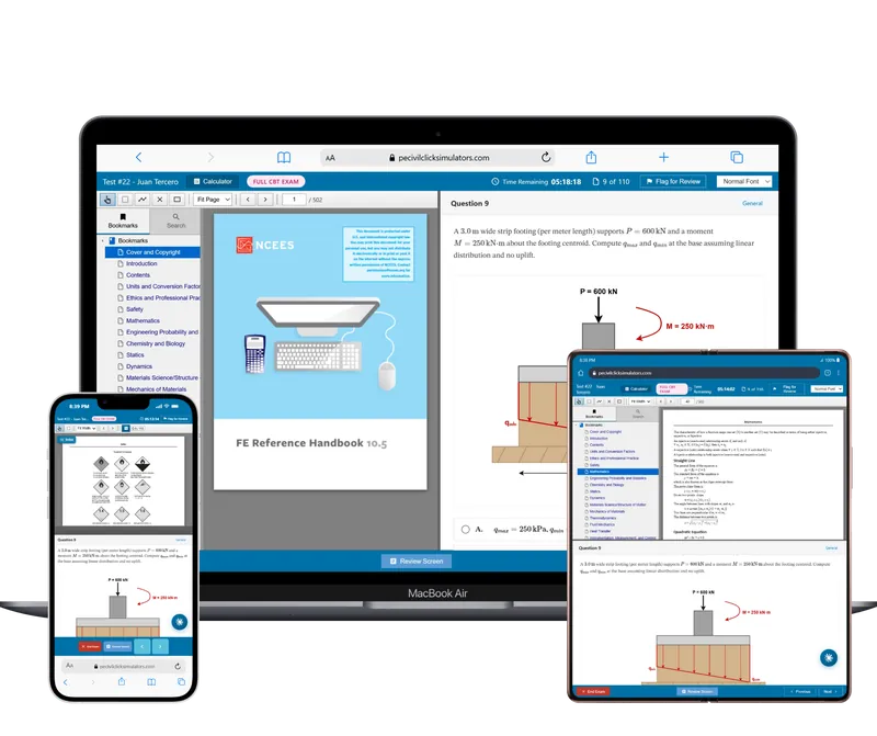FE Civil Exam Simulator