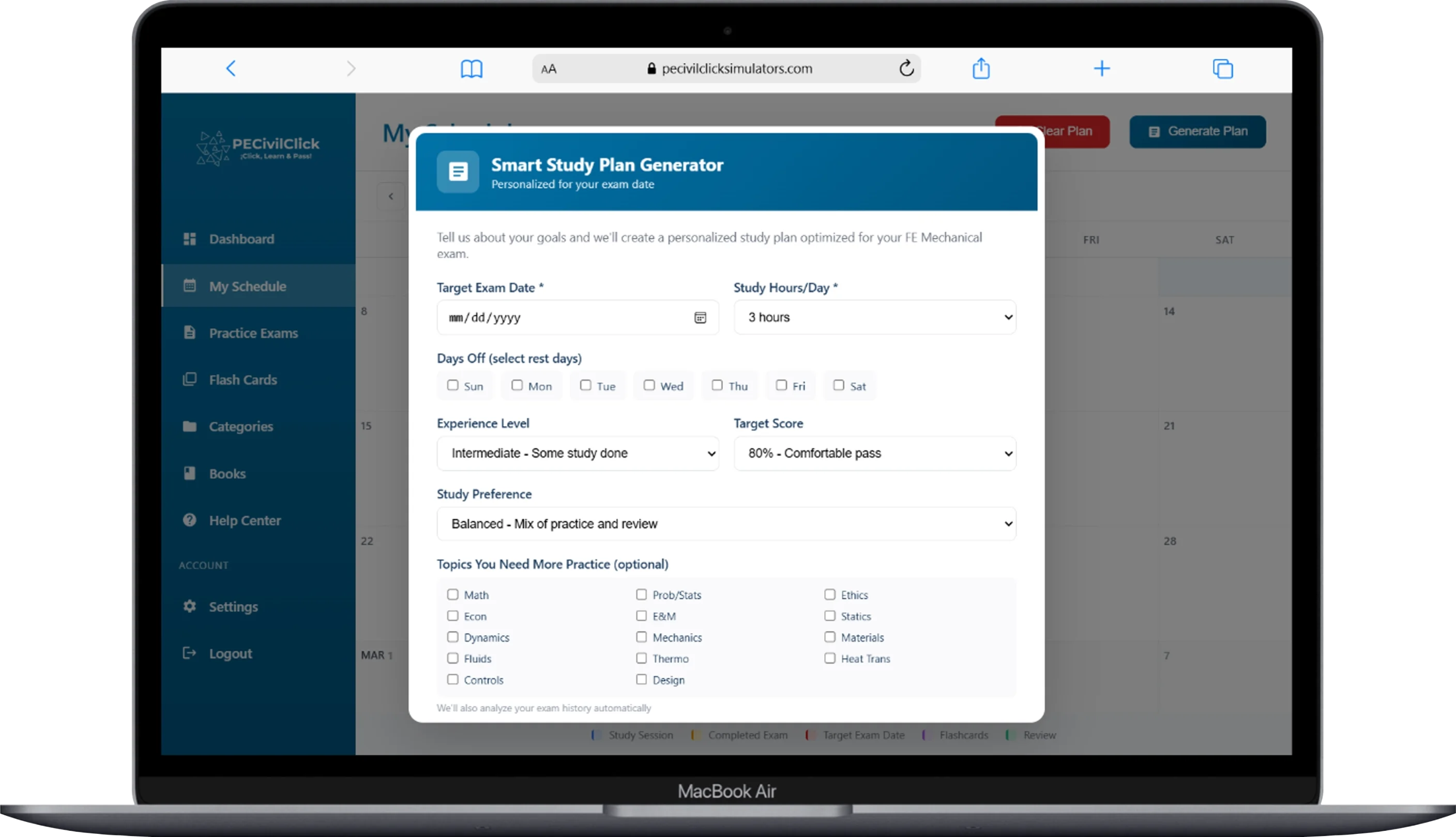Smart Study Plan Generator
